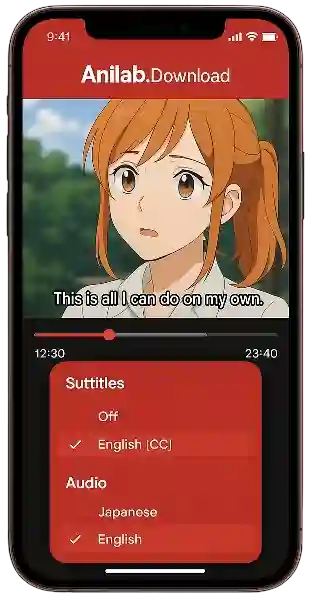 সাবড এবং ডাবড অ্যানিমে সাপোর্ট